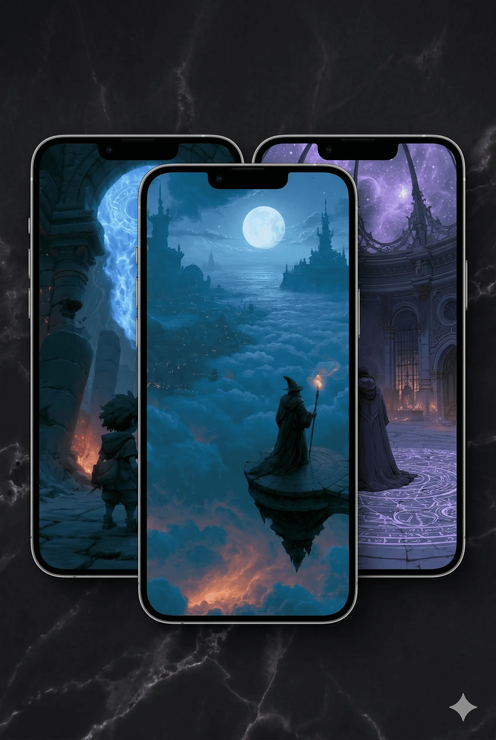Wizards wallpaper pack preview